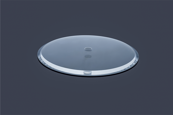 Perforated inverted edge glass