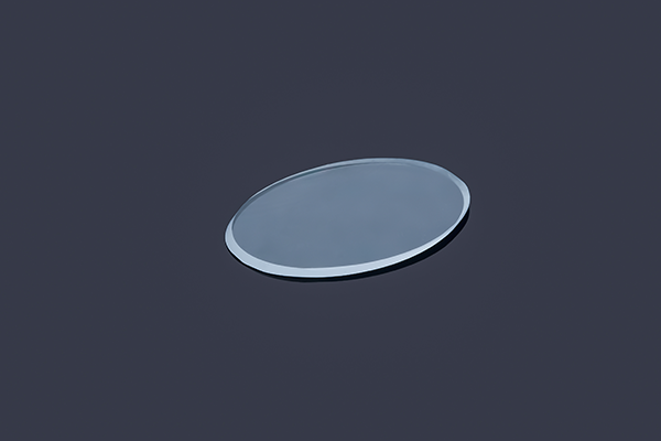 Elliptical tilted installation filter